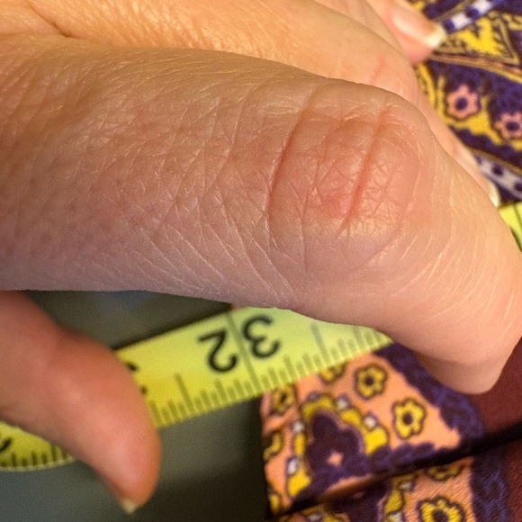 NWT Tobi Mauve and Gold Patterned Mini Dress 60's inspired vintage women's Small - Picture 11 of 12